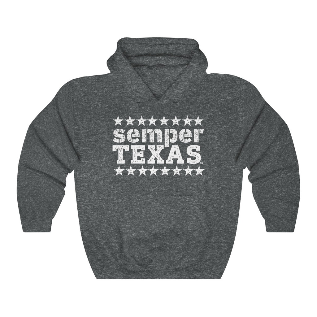 Semper Texas & Stars logo hoodie