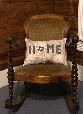 Texas Is Home - Rectangular Throw Pillow