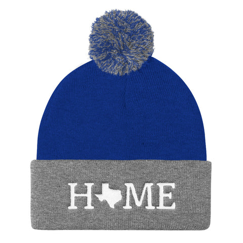 Texas Is My Home pom beanie