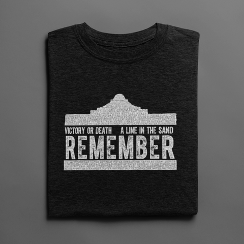 Alamo - Never Surrender, Never Retreat shirt