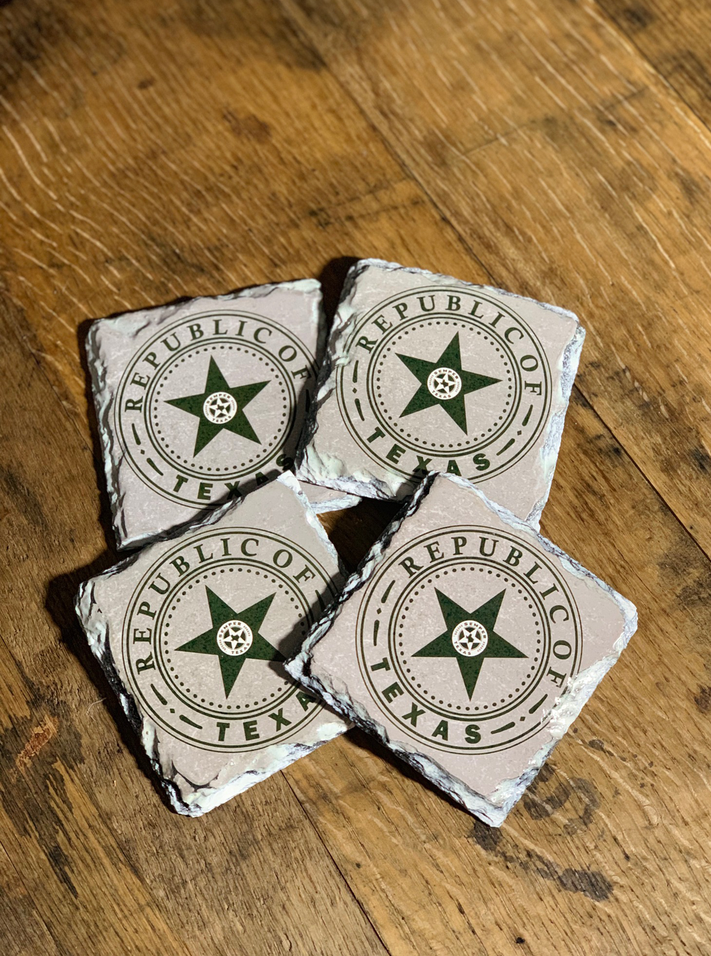 Republic of Texas Slate Coasters (set of 4)