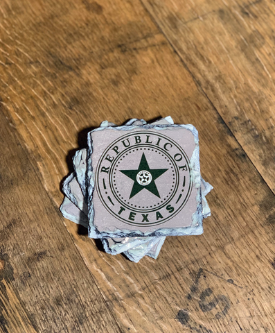 Republic of Texas Slate Coasters (set of 4)