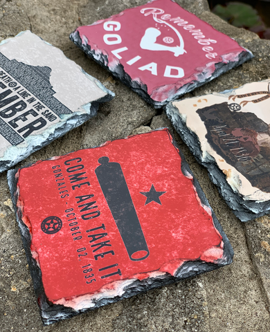 Texas Revolution Coasters (set of 4)