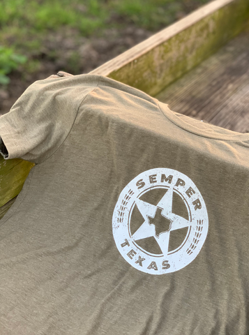 Semper Texas Round Logo shirt
