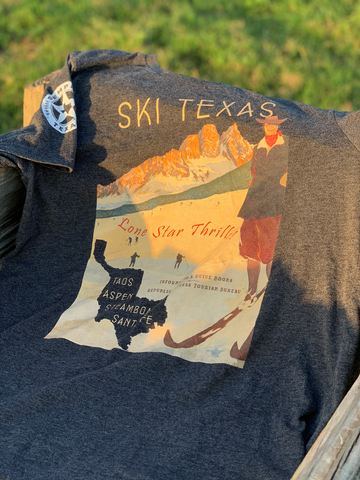 Ski Texas! Republic of Texas Tourism shirt