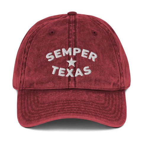 Semper Texas Vintage Ball Cap